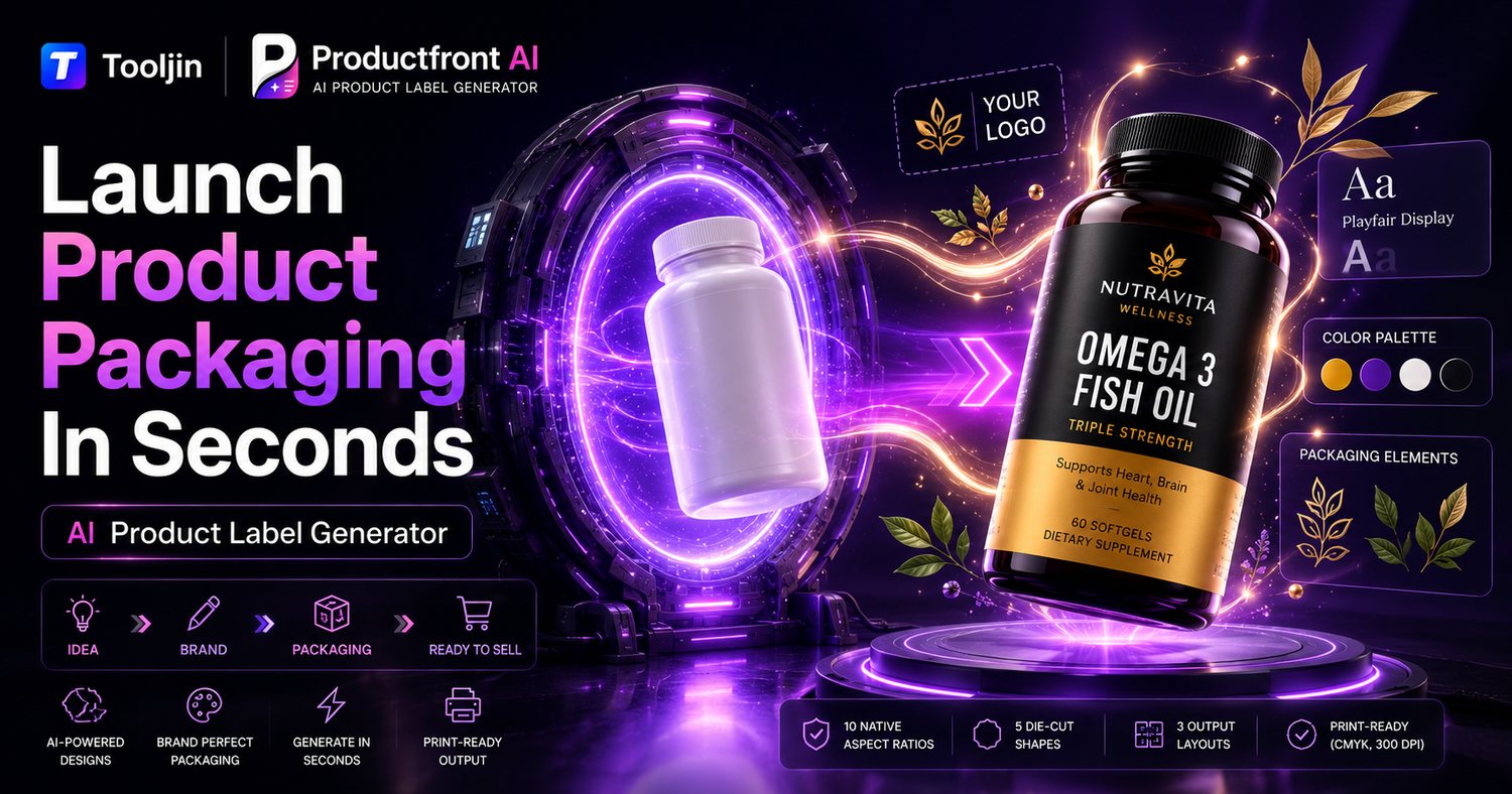 Launch product packaging in seconds — AI-powered, brand-perfect, print-ready label generator for product brands